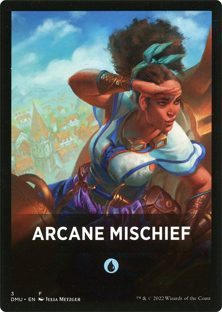 Arcane Mischief Theme Card [Dominaria United Tokens] - The Mythic Store | 24h Order Processing