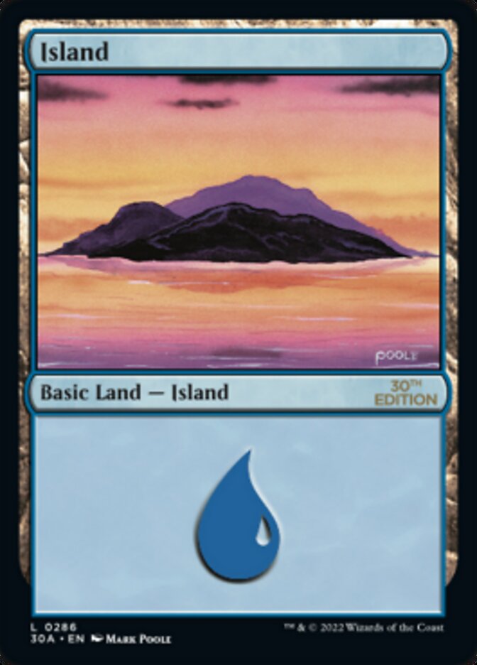 Island (286) [30th Anniversary Edition] - The Mythic Store | 24h Order Processing