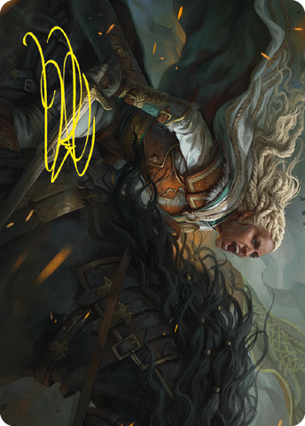 Eowyn, Fearless Knight Art Card (Gold-Stamped Signature) [The Lord of the Rings: Tales of Middle-earth Art Series] - The Mythic Store | 24h Order Processing