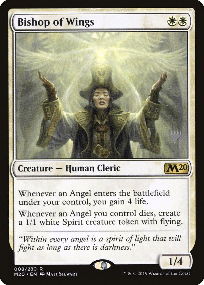 Bishop of Wings (Promo Pack) [Core Set 2020 Promos] - The Mythic Store | 24h Order Processing