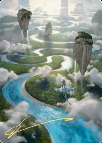 Clearwater Pathway Art Card (Gold-Stamped Signature) [Zendikar Rising Art Series] - The Mythic Store | 24h Order Processing