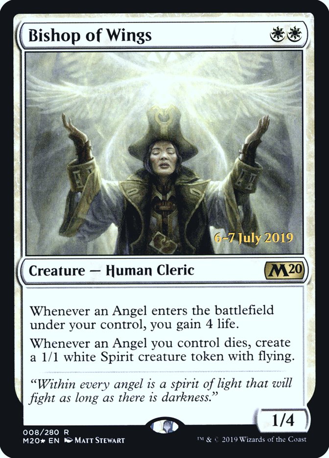 Bishop of Wings [Core Set 2020 Prerelease Promos] - The Mythic Store | 24h Order Processing