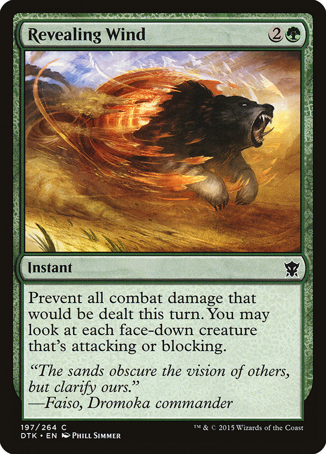 Revealing Wind [Dragons of Tarkir] - The Mythic Store | 24h Order Processing