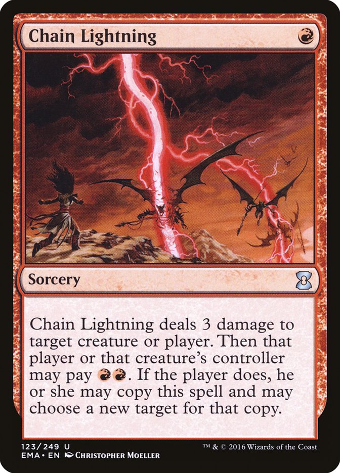 Chain Lightning [Eternal Masters] - The Mythic Store | 24h Order Processing