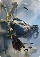 Skybeast Tracker Art Card (Gold-Stamped Signature) [Wilds of Eldraine Art Series] - The Mythic Store | 24h Order Processing