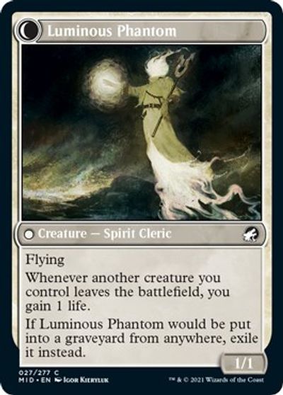 Lunarch Veteran // Luminous Phantom [Innistrad: Midnight Hunt] - The Mythic Store | 24h Order Processing