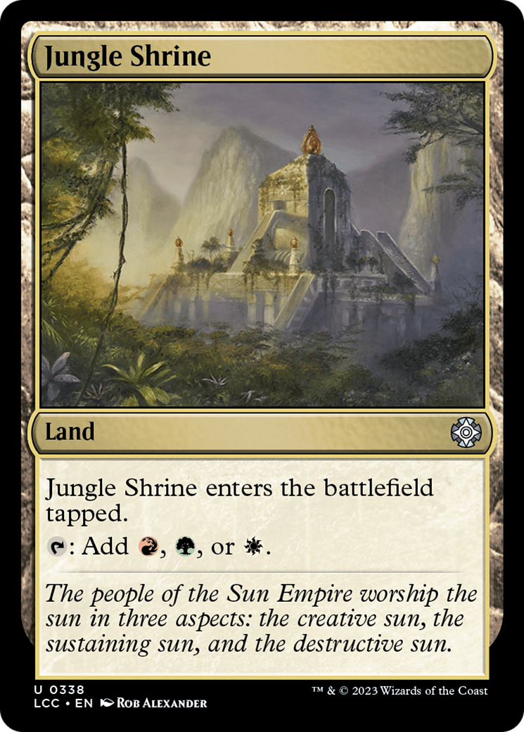 Jungle Shrine [The Lost Caverns of Ixalan Commander] - The Mythic Store | 24h Order Processing