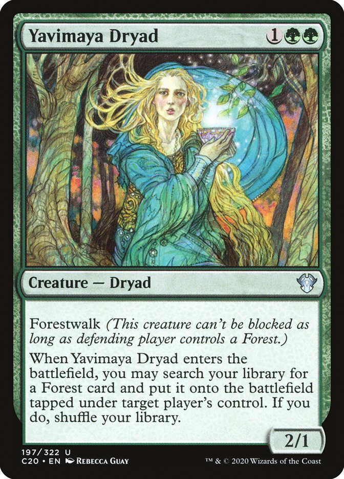 Yavimaya Dryad [Commander 2020] - The Mythic Store | 24h Order Processing