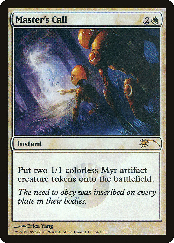 Master's Call [Wizards Play Network 2011] - The Mythic Store | 24h Order Processing