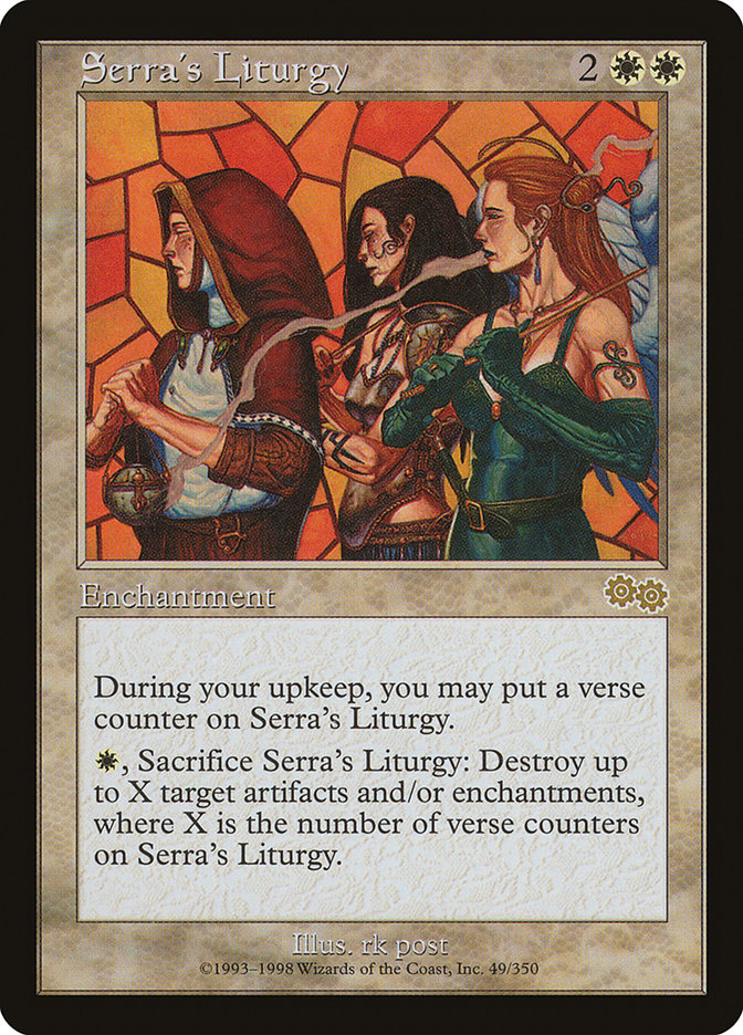 Serra's Liturgy [Urza's Saga] - The Mythic Store | 24h Order Processing