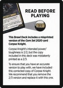 Corpse Knight Reminder Card (Knights' Charge Brawl Deck) [Core Set 2020 Tokens] - The Mythic Store | 24h Order Processing