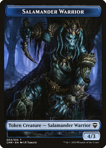 Salamander Warrior // Thrull Double-Sided Token [Commander Legends Tokens] - The Mythic Store | 24h Order Processing
