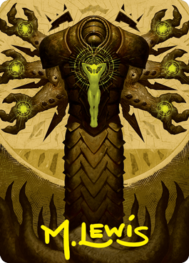 Inquisition of Kozilek Art Card (Gold-Stamped Signature) [Strixhaven: School of Mages Art Series] - The Mythic Store | 24h Order Processing