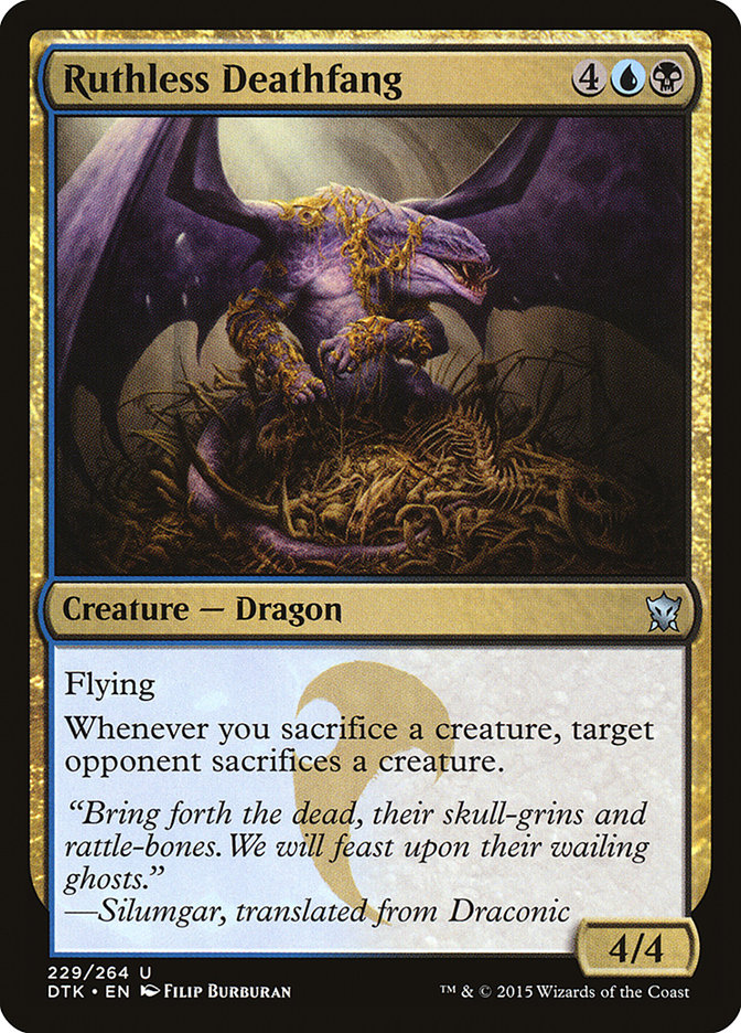 Ruthless Deathfang [Dragons of Tarkir] - The Mythic Store | 24h Order Processing