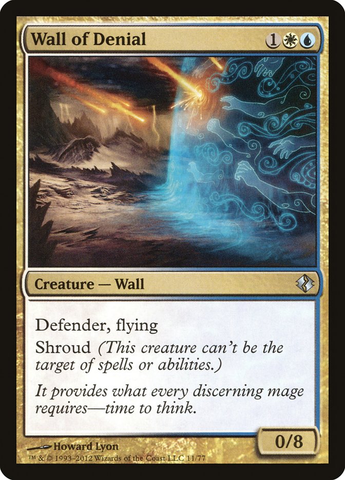 Wall of Denial [Duel Decks: Venser vs. Koth] - The Mythic Store | 24h Order Processing