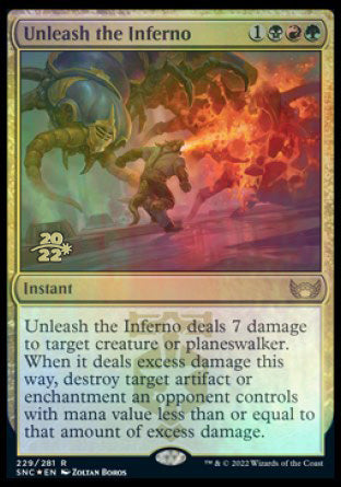 Unleash the Inferno [Streets of New Capenna Prerelease Promos] - The Mythic Store | 24h Order Processing