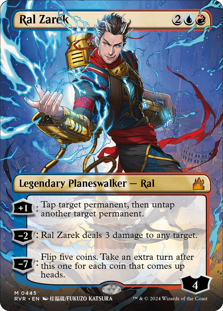 Ral Zarek (Anime Borderless) [Ravnica Remastered] - The Mythic Store | 24h Order Processing