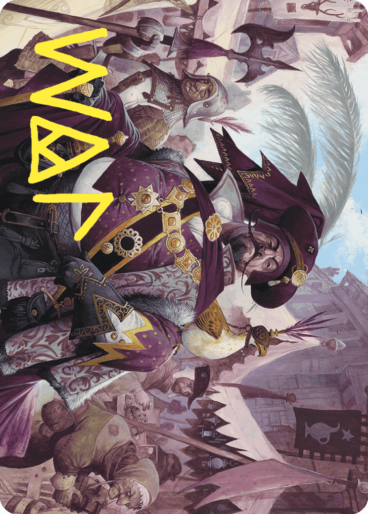 Discerning Financier Art Card (Gold-Stamped Signature) [Wilds of Eldraine Art Series] - The Mythic Store | 24h Order Processing