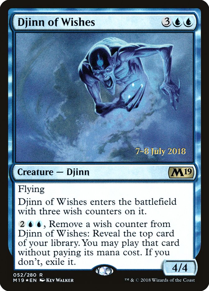 Djinn of Wishes [Core Set 2019 Prerelease Promos] - The Mythic Store | 24h Order Processing