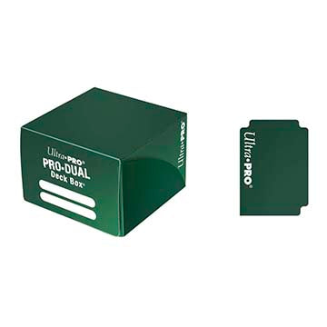 PRO Dual Standard Green Deck Box - The Mythic Store | 24h Order Processing