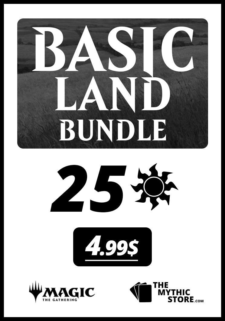 MTG Bulk Repack: Basic Lands Bundle (25) - The Mythic Store | 24h Order Processing