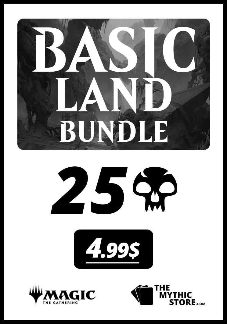 MTG Bulk Repack: Basic Lands Bundle (25) - The Mythic Store | 24h Order Processing