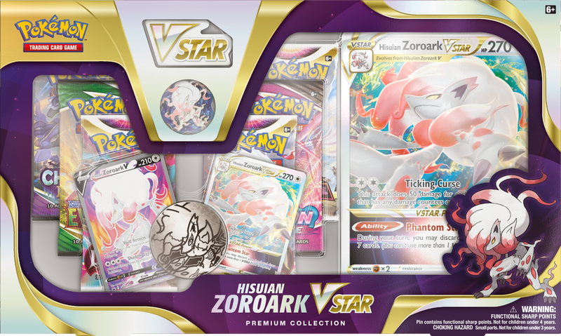 Hisuian Zoroark VStar Premium Collection - The Mythic Store | 24h Order Processing