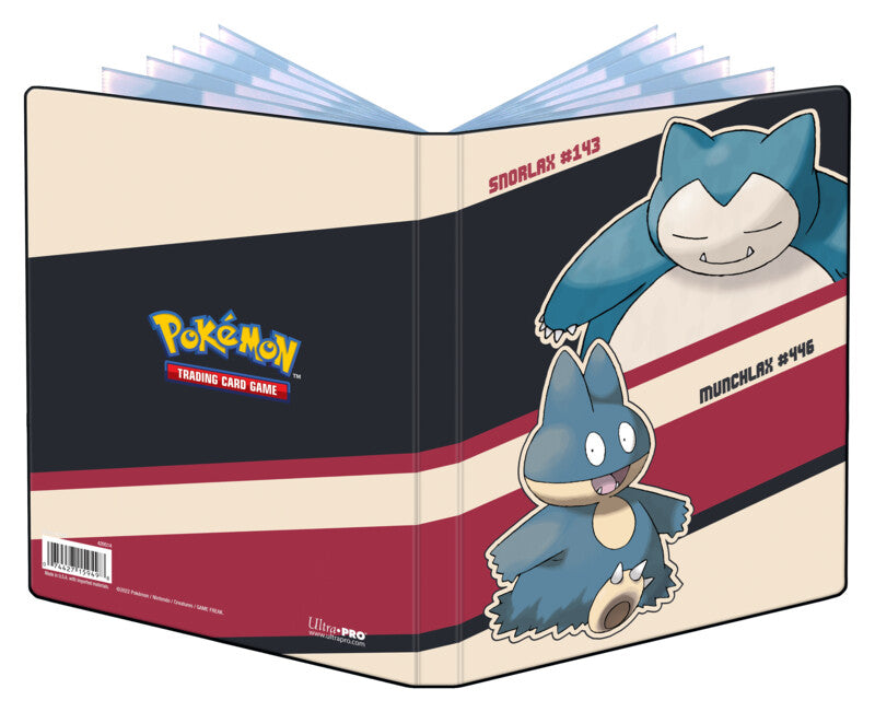 4-Pocket Portfolio Pokémon - Snorlax/Munchlax - The Mythic Store | 24h Order Processing