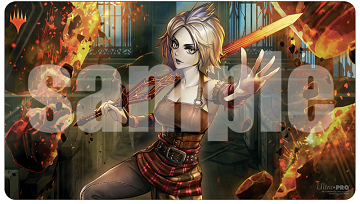 MTG War of the Spark Playmat - Alt Art Nahiri - The Mythic Store | 24h Order Processing