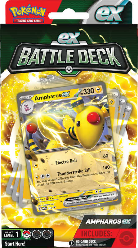 Pokemon EX Battle Decks - Ampharos/Lucario - The Mythic Store | 24h Order Processing