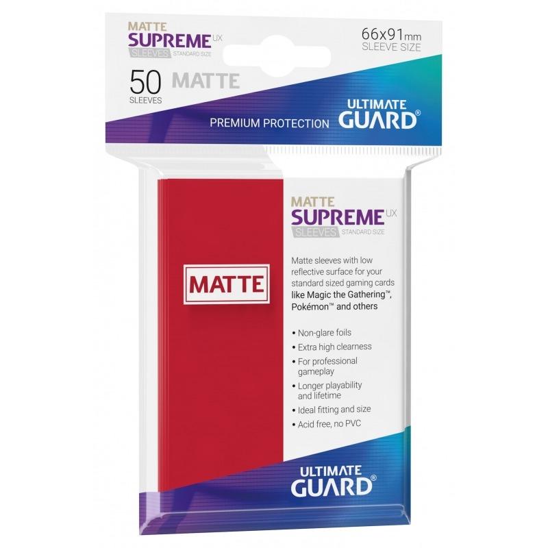 Supreme UX Matte Sleeves Standard Size 50ct - The Mythic Store | 24h Order Processing