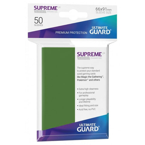 Supreme UX Sleeves Standard Size 50ct - The Mythic Store | 24h Order Processing
